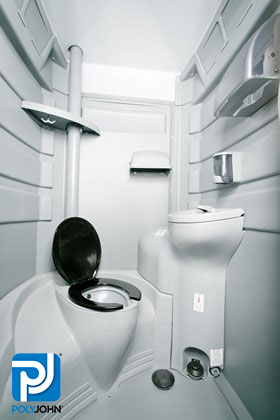 Portable Toilet Rentals - Fleet Interior View - Portable Restroom, Restroom Trailers, Showers & Sinks, Dumpster Rentals - Permanent and temporary sites and special events.